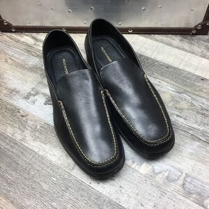 Rockport Black Leather Shoes Men Size 10